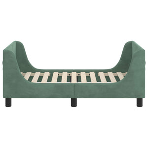 Struttura letto per bambini con testata Verde Mare 70 x 140 cm 42010852