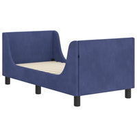 Struttura letto per bambini con testata Blu Polizia 70 x 140 cm 42010853