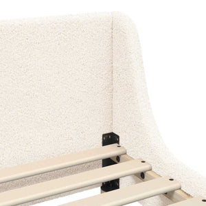 Struttura letto bambini con testata Crema 80 x 160 cm 42010854