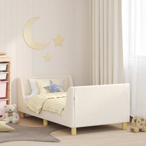 Struttura letto bambini con testata Crema 80 x 160 cm 42010854