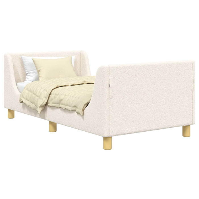 Struttura letto bambini con testata Crema 80 x 160 cm 42010854