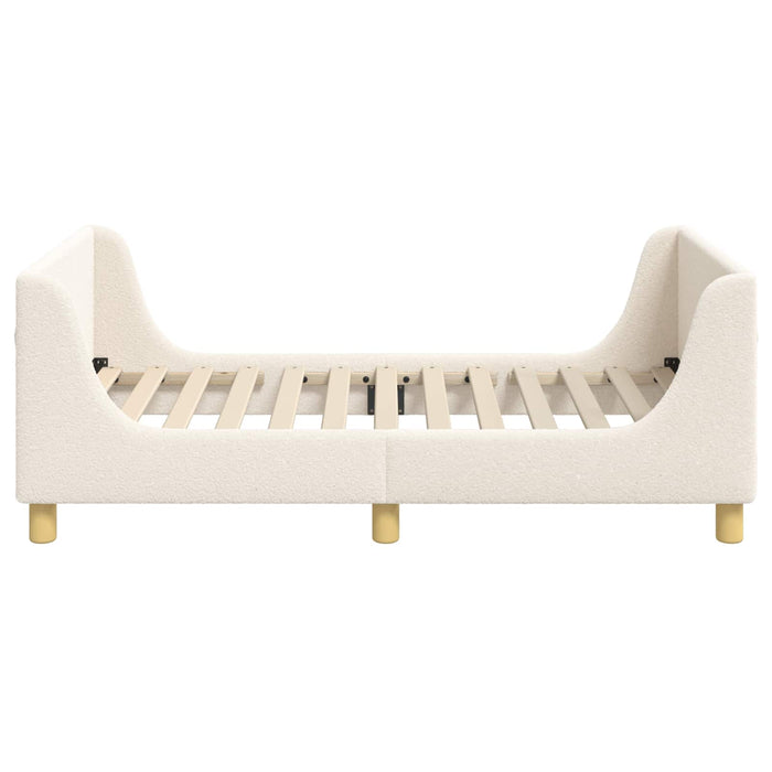 Struttura letto bambini con testata Crema 80 x 160 cm 42010854