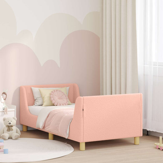 Struttura letto bambini con testata Rosa 80 x 160 cm 42010855