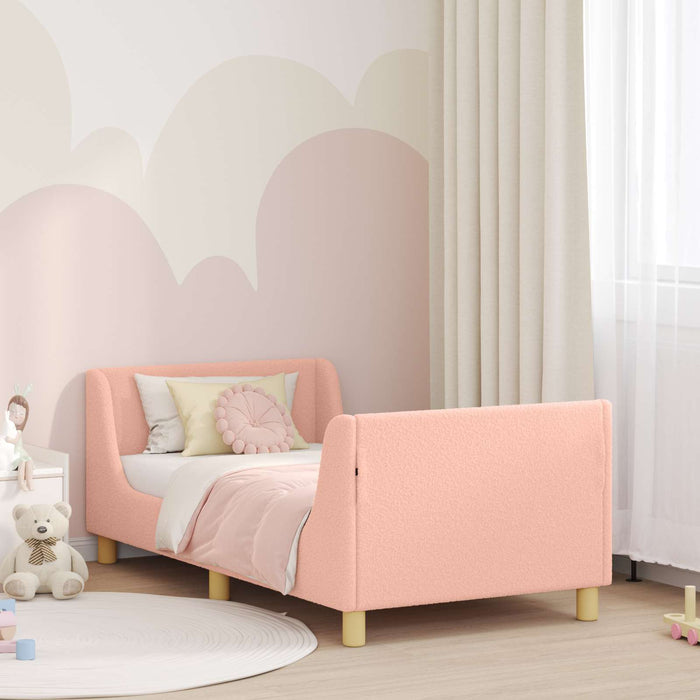 Struttura letto bambini con testata Rosa 80 x 160 cm 42010855