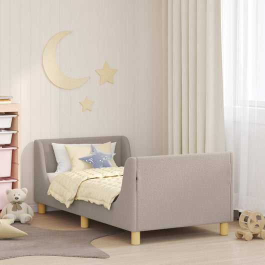 Struttura letto bambini con testata Grigio chiaro 80 x 160 cm 42010856