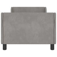 Struttura letto bambini con testata Grigio chiaro 80 x 160 cm 42010857