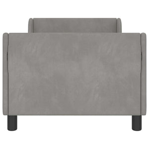 Struttura letto bambini con testata Grigio chiaro 80 x 160 cm 42010857