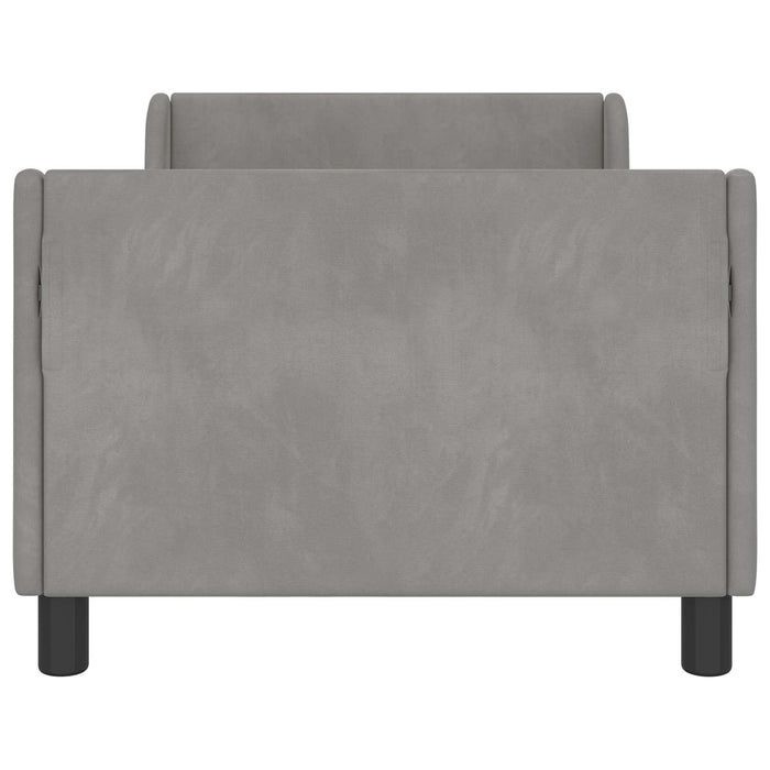 Struttura letto bambini con testata Grigio chiaro 80 x 160 cm 42010857