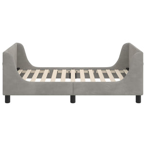 Struttura letto bambini con testata Grigio chiaro 80 x 160 cm 42010857