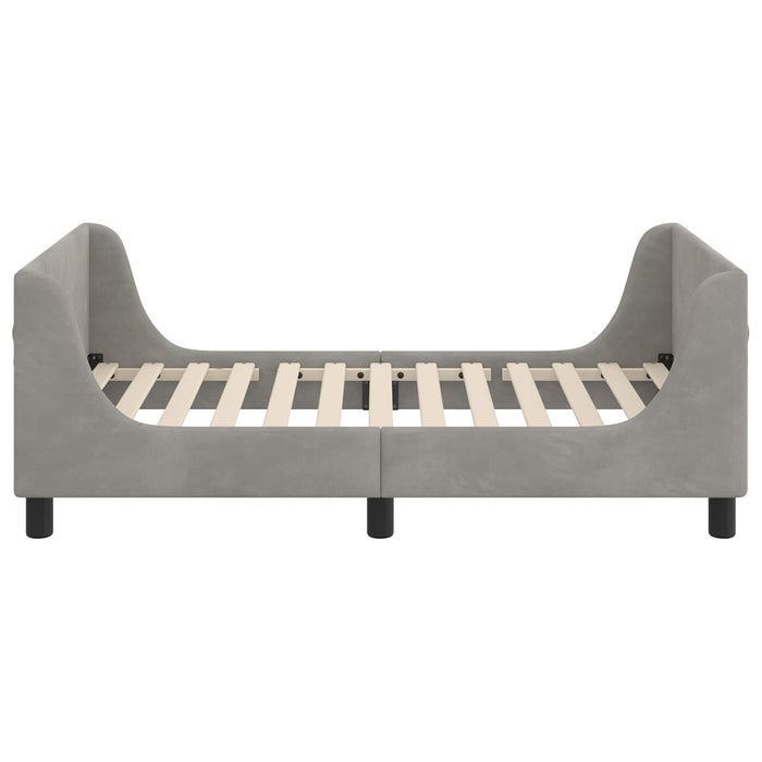 Struttura letto bambini con testata Grigio chiaro 80 x 160 cm 42010857