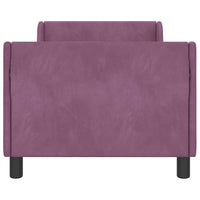 Struttura letto bambini con testata Viola 80 x 160 cm Velluto 42010861