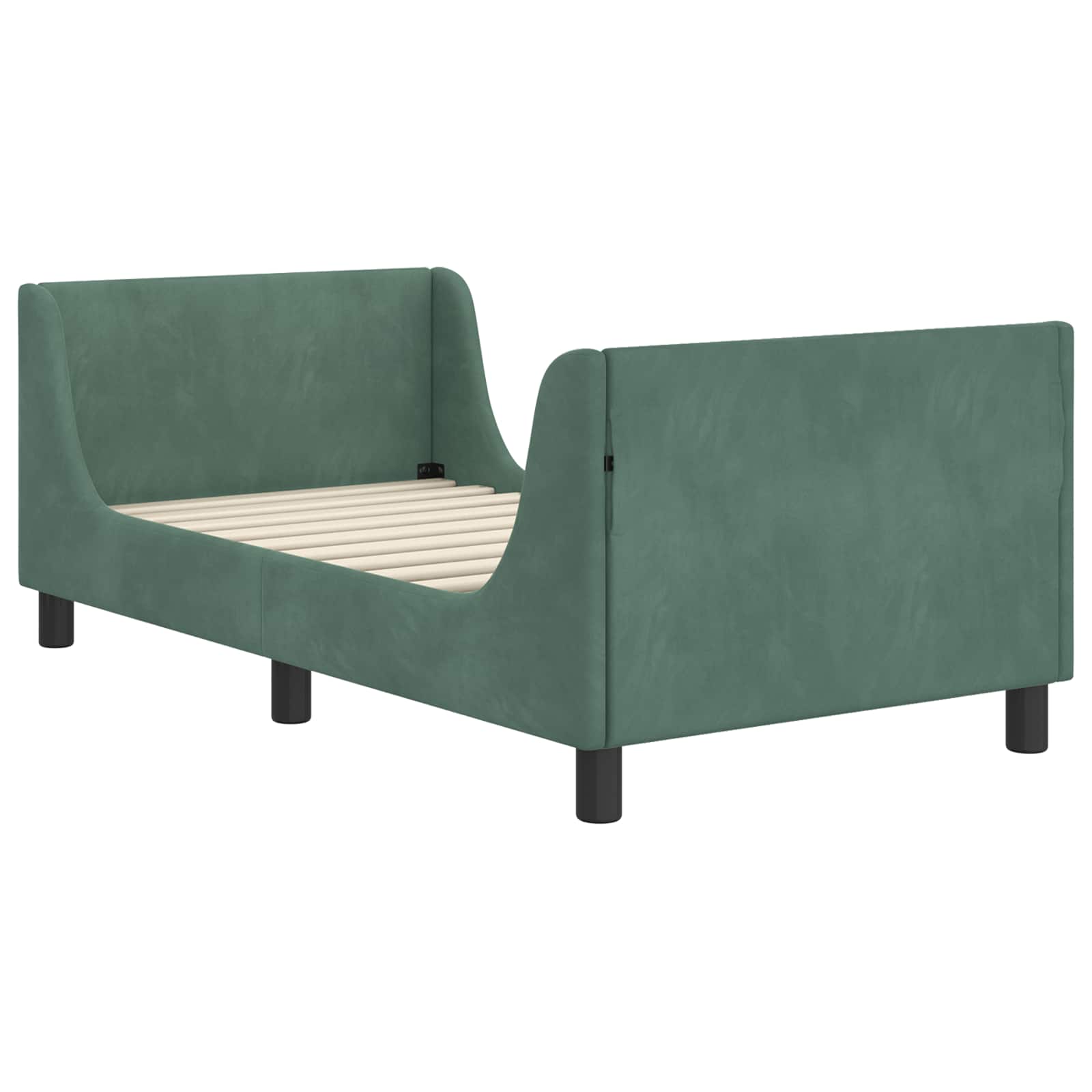 Struttura letto bambini con testata Verde Mare 80 x 160 cm 42010862