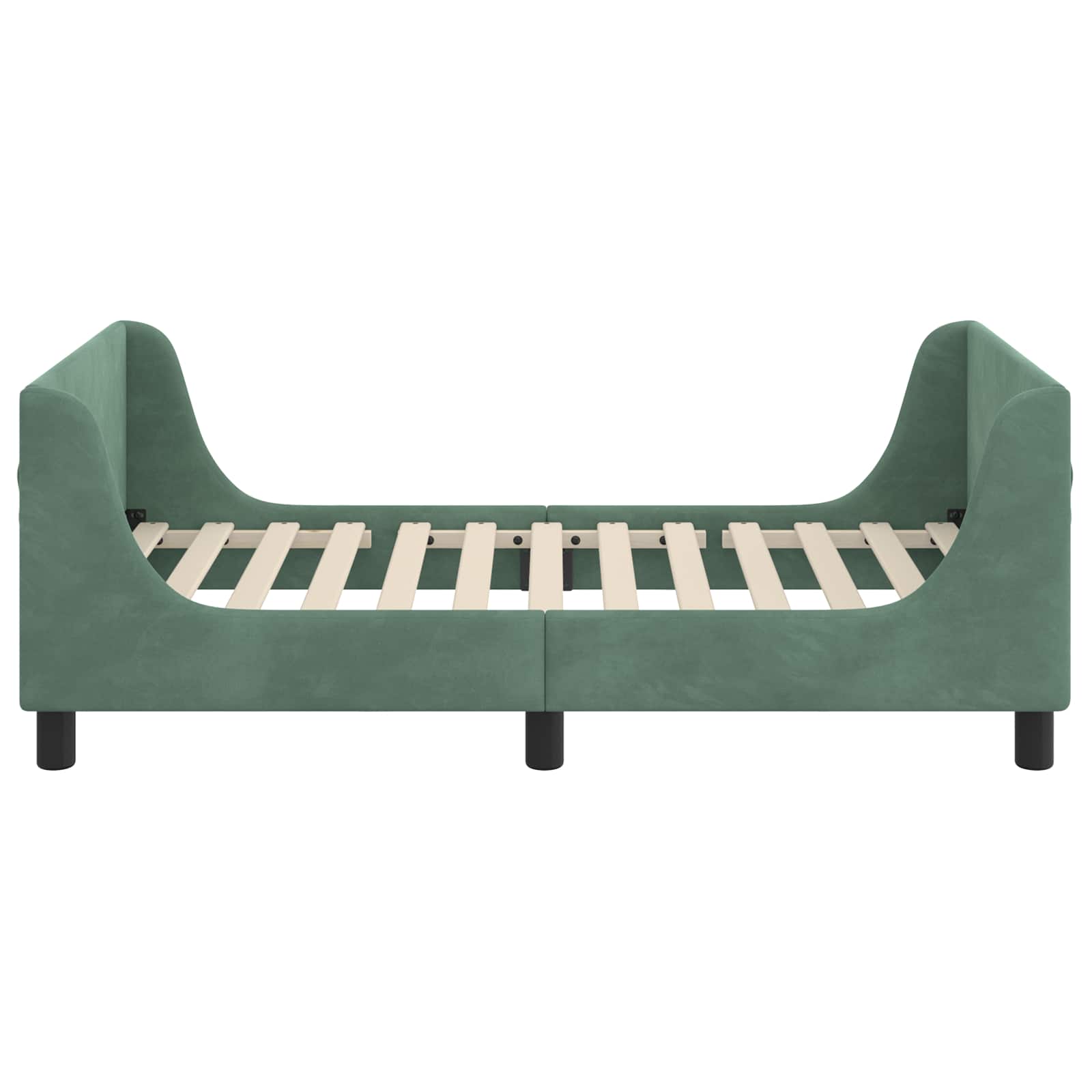 Struttura letto bambini con testata Verde Mare 80 x 160 cm 42010862