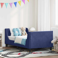 Struttura letto bambini con testata Blu Polizia 80 x 160 cm 42010863