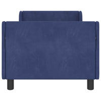 Struttura letto bambini con testata Blu Polizia 80 x 160 cm 42010863