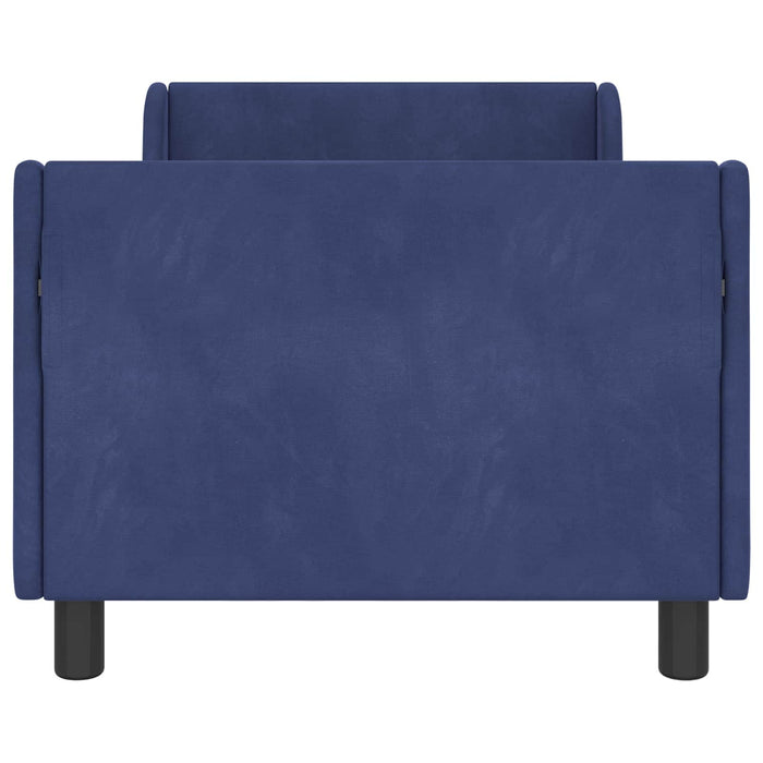 Struttura letto bambini con testata Blu Polizia 80 x 160 cm 42010863