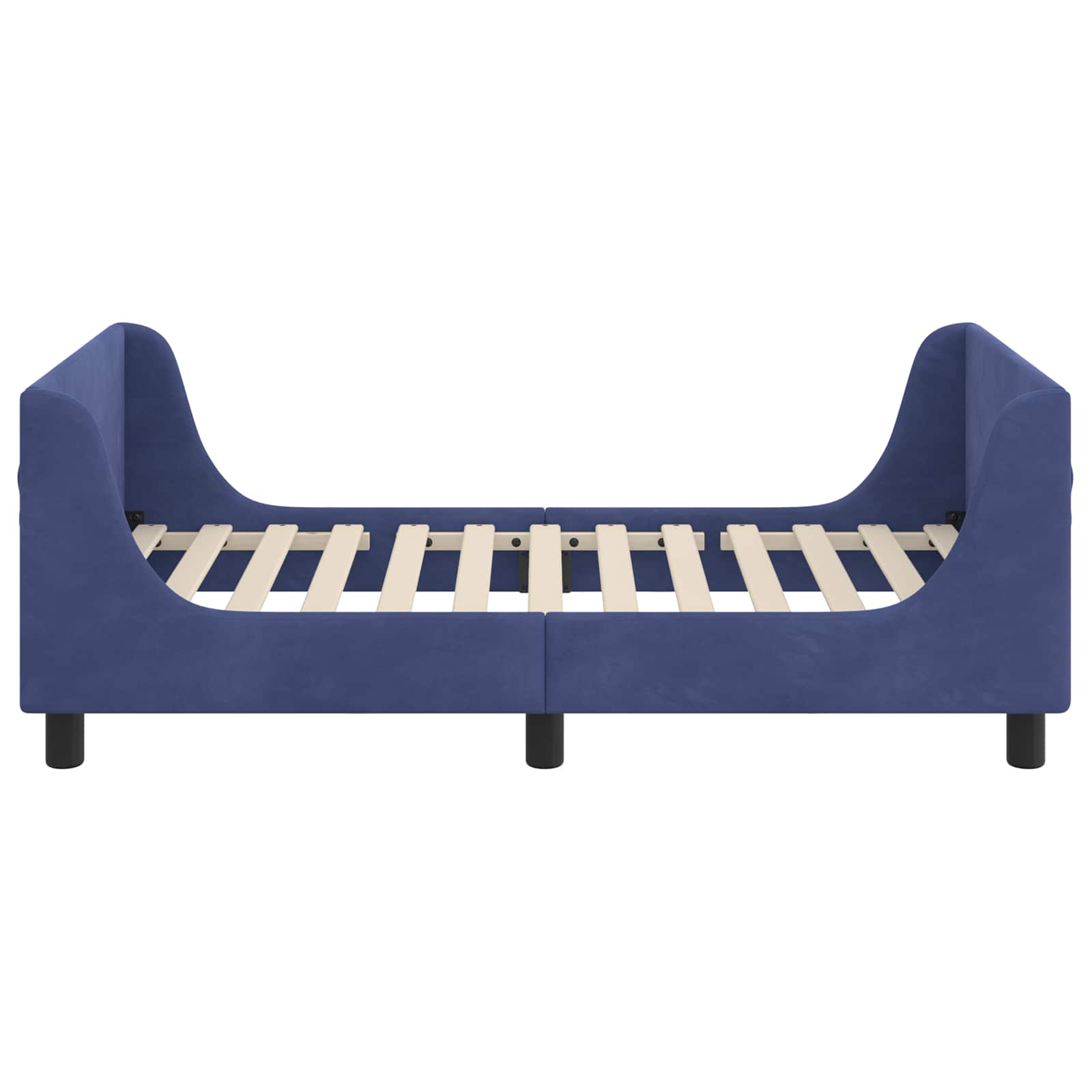 Struttura letto bambini con testata Blu Polizia 80 x 160 cm 42010863