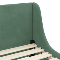 Struttura letto bambini con testata Verde Mare 80 x 200 cm 42010872