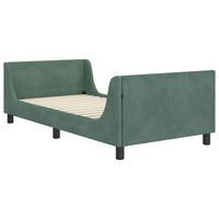 Struttura letto bambini con testata Verde Mare 80 x 200 cm 42010872