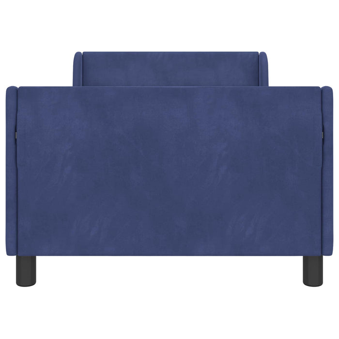 Struttura letto bambini con testata Blu Polizia 80 x 200 cm 42010873