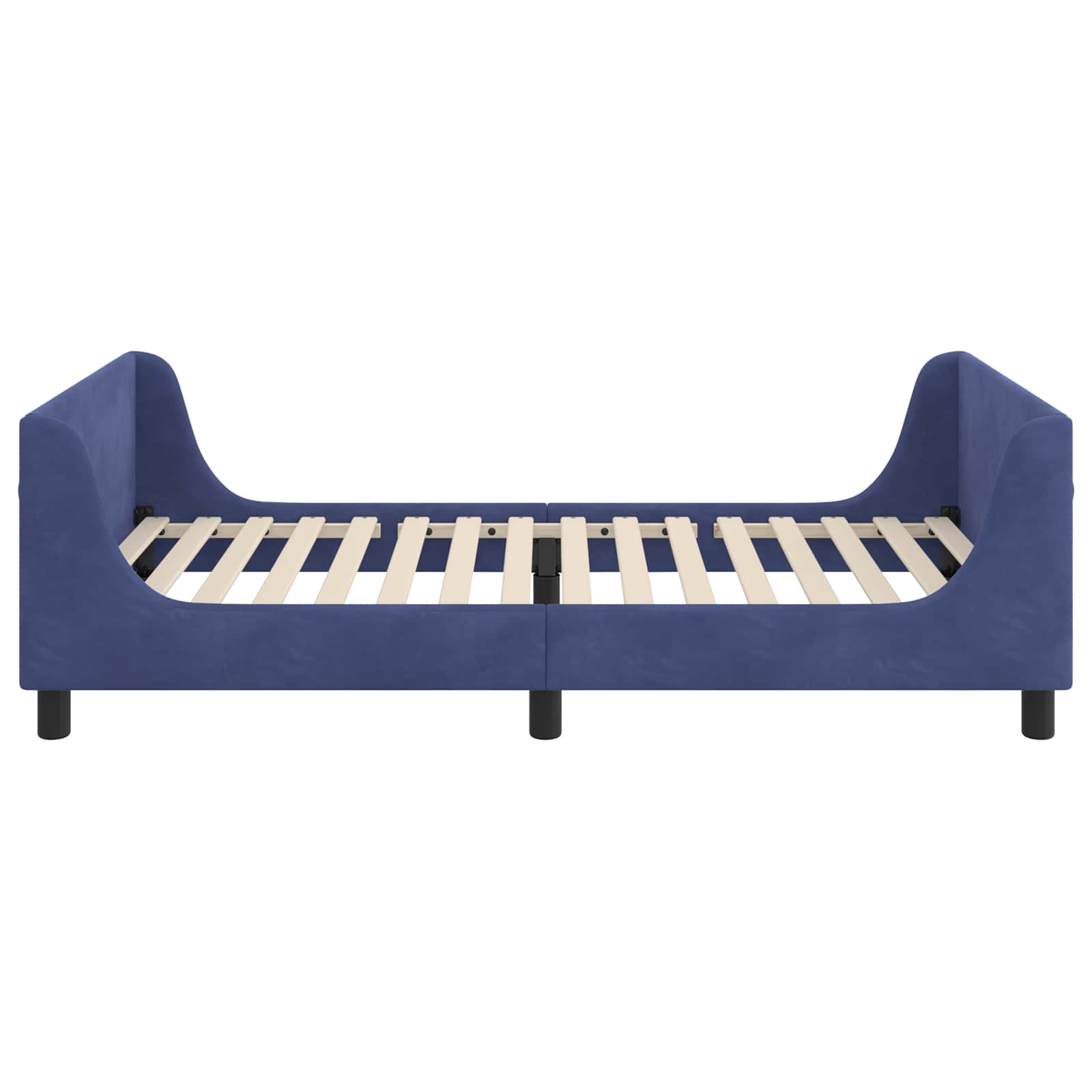 Struttura letto bambini con testata Blu Polizia 80 x 200 cm 42010873