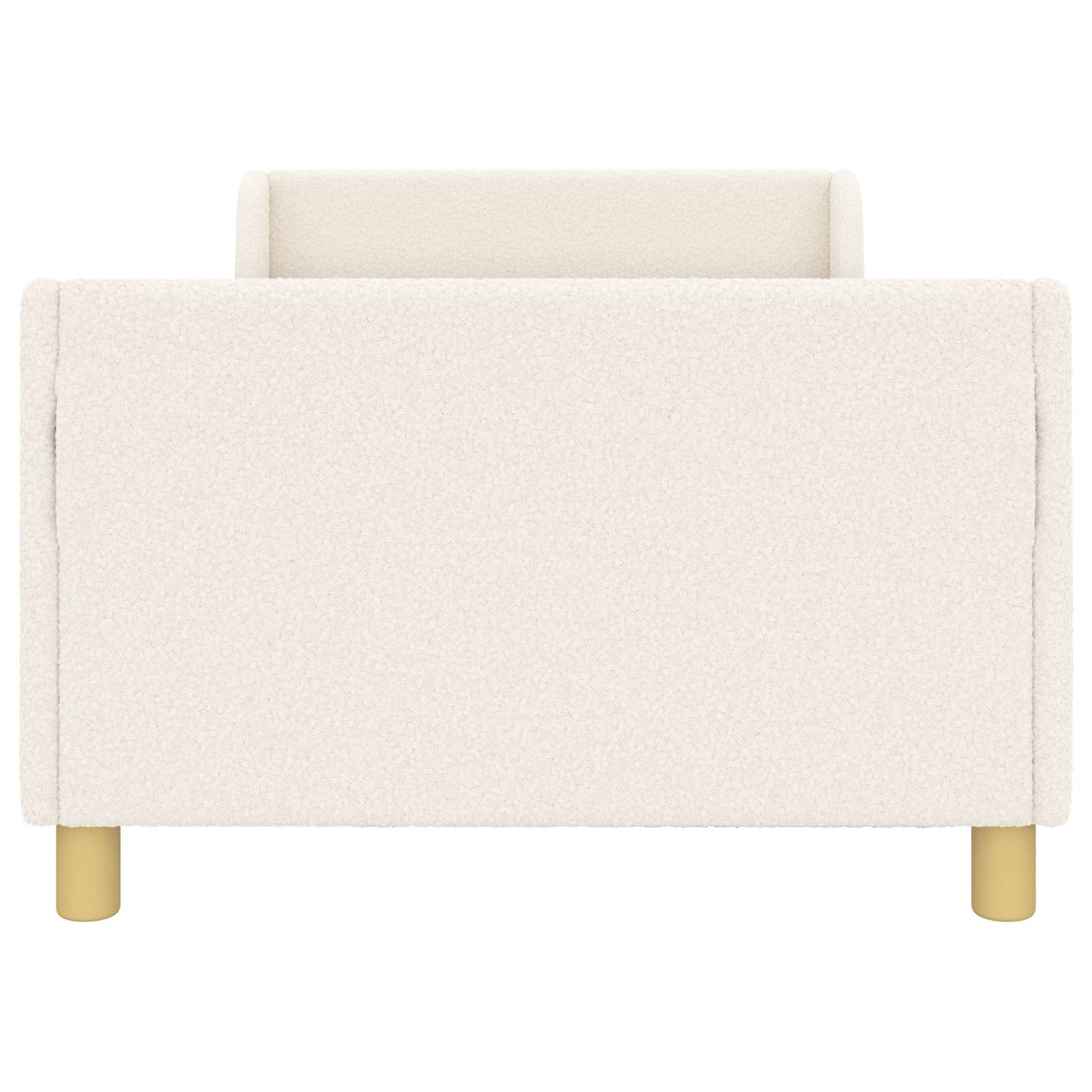 Struttura letto bambini con testata Crema 90 x 190 cm 42010874