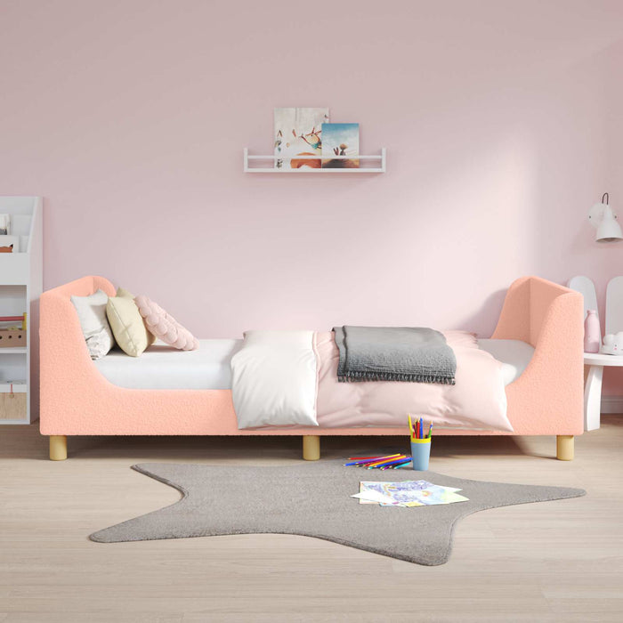 Struttura letto bambini con testata Rosa 90 x 190 cm 42010875