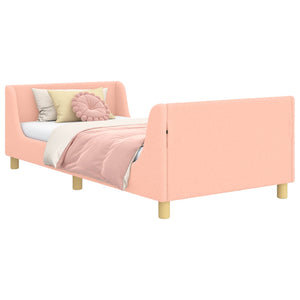 Struttura letto bambini con testata Rosa 90 x 190 cm 42010875