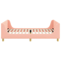 Struttura letto bambini con testata Rosa 90 x 190 cm 42010875