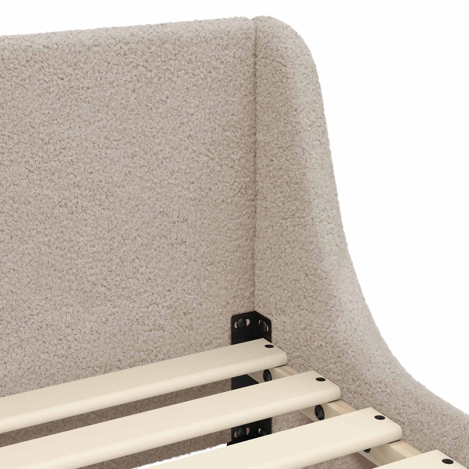 Struttura letto bambini con testata Grigio chiaro 90 x 190 cm 42010876