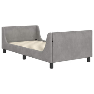 Struttura letto bambini con testata Grigio chiaro 90 x 190 cm 42010877