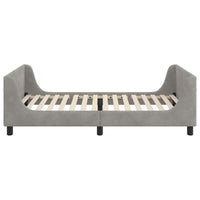 Struttura letto bambini con testata Grigio chiaro 90 x 190 cm 42010877