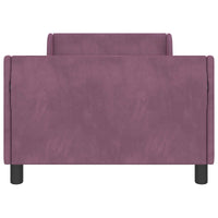 Struttura letto bambini con testata Viola 90 x 190 cm Velluto 42010881