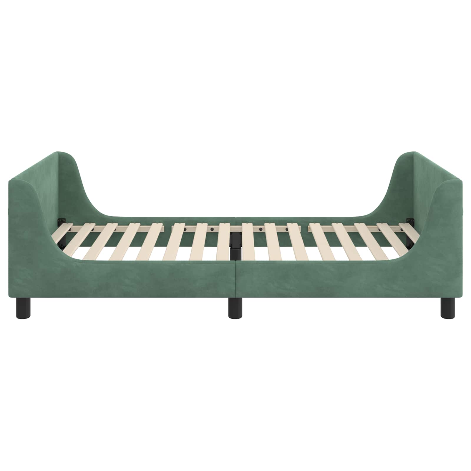Struttura letto bambini con testata Verde Mare 90 x 190 cm 42010882