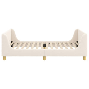 Struttura letto bambini con testata Crema 90 x 200 cm 42010884