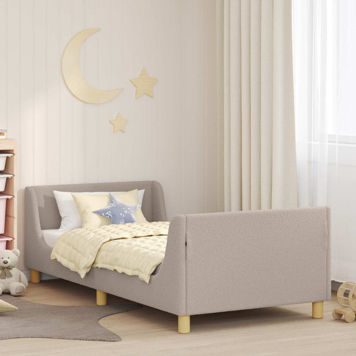 Struttura letto bambini con testata Grigio chiaro 90 x 200 cm 42010886