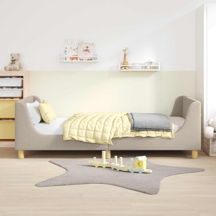 Struttura letto bambini con testata Grigio chiaro 90 x 200 cm 42010886