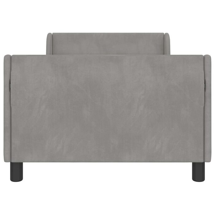 Struttura letto bambini con testata Grigio chiaro 90 x 200 cm 42010887