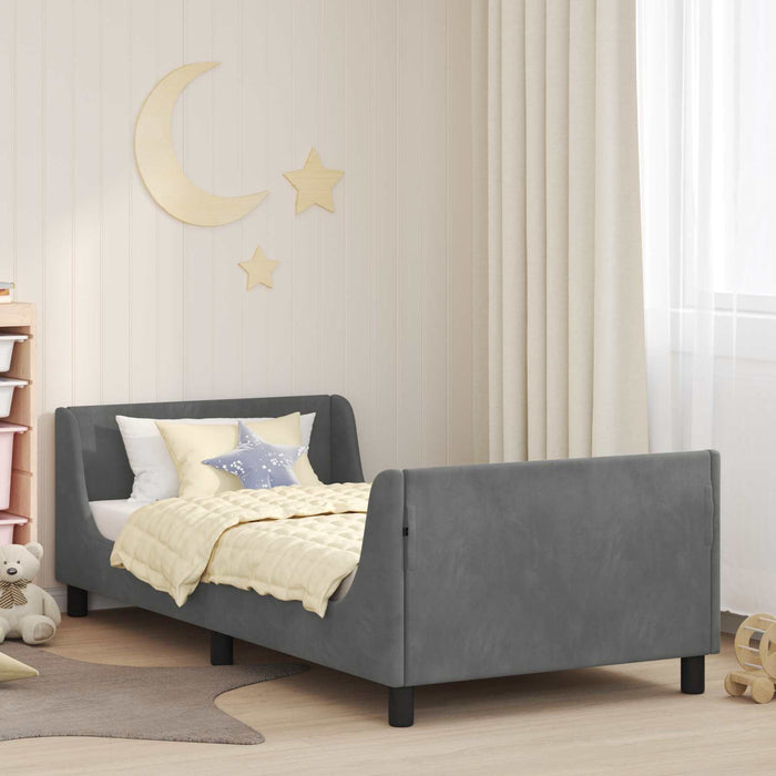 Struttura letto bambini con testata Grigio scuro 90 x 200 cm 42010888