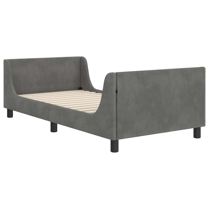Struttura letto bambini con testata Grigio scuro 90 x 200 cm 42010888
