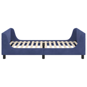 Struttura letto bambini con testata Blu Polizia 90 x 200 cm 42010893