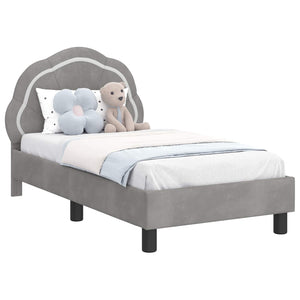 Struttura letto per bambini con testata Grigio chiaro 42010894