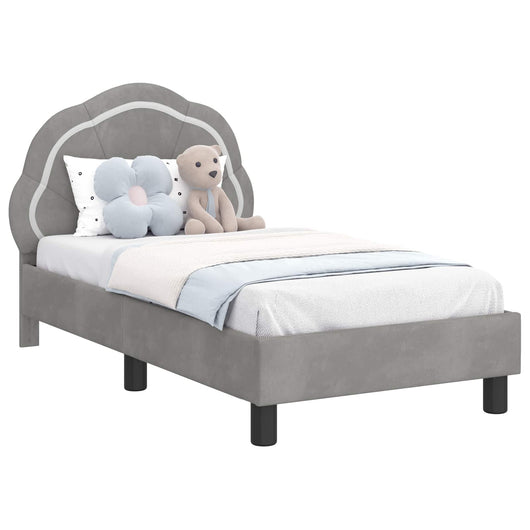 Struttura letto per bambini con testata Grigio chiaro 42010894