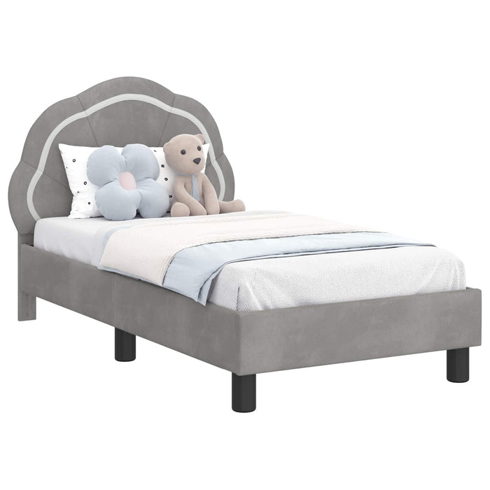 Struttura letto per bambini con testata Grigio chiaro 42010894