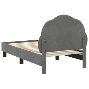 Struttura letto per bambini con testata Grigio scuro 42010895