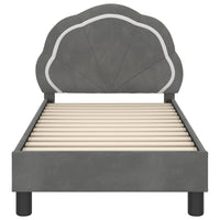 Struttura letto per bambini con testata Grigio scuro 42010895