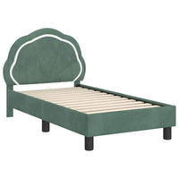 Struttura letto per bambini con testata Verde Mare 70 x 140 cm 42010899