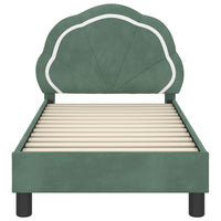 Struttura letto per bambini con testata Verde Mare 70 x 140 cm 42010899