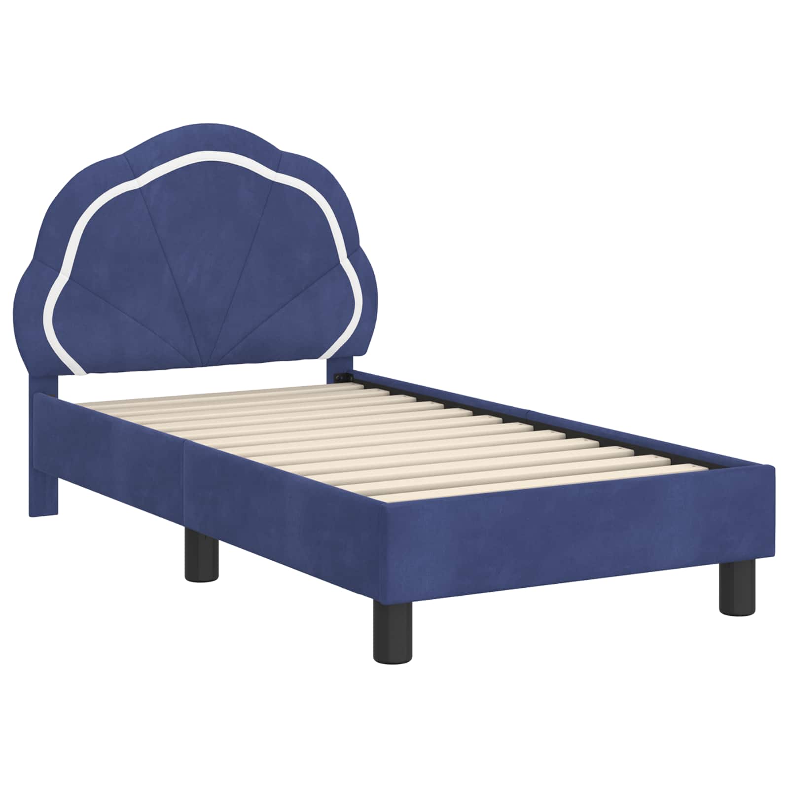 Struttura letto per bambini con testata Blu Polizia 70 x 140 cm 42010900