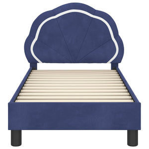 Struttura letto per bambini con testata Blu Polizia 70 x 140 cm 42010900
